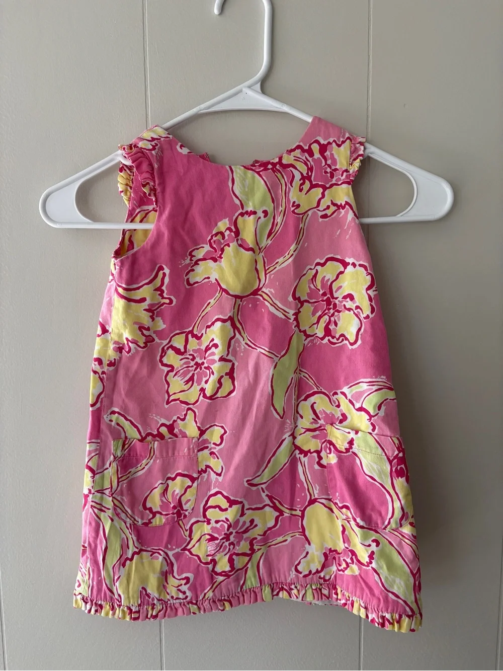 Lilly Pulitzer Shift Dress Floral Pink Blossom